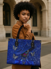 Faithful Halo Premium Leather Handbag QR0XD643