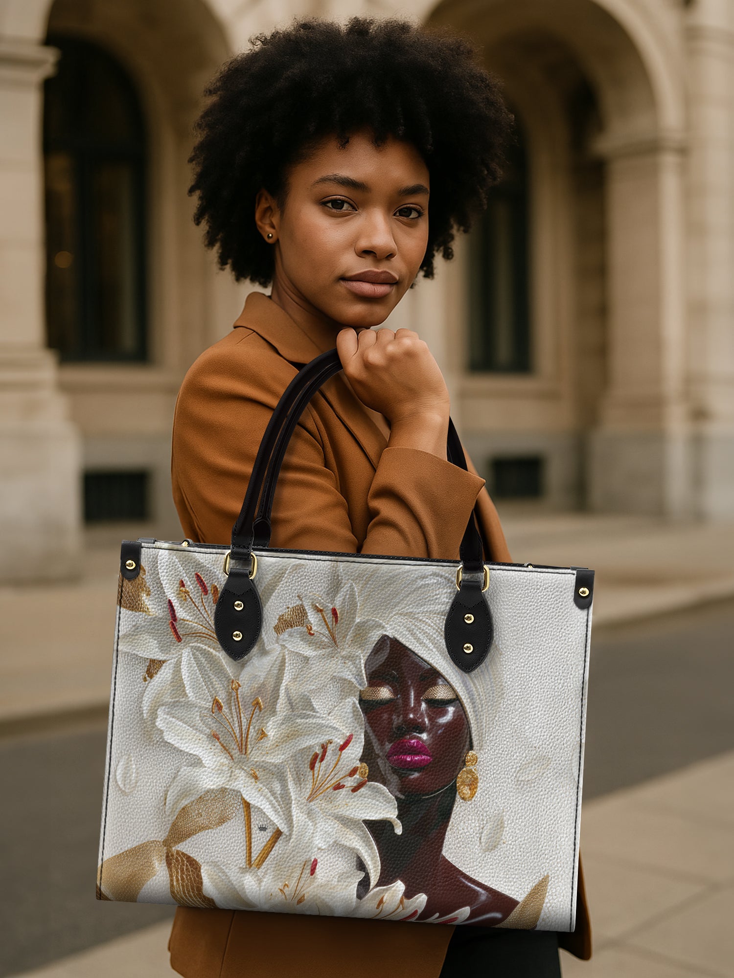 Zulu Lily Premium Leather Handbag QR0XD677