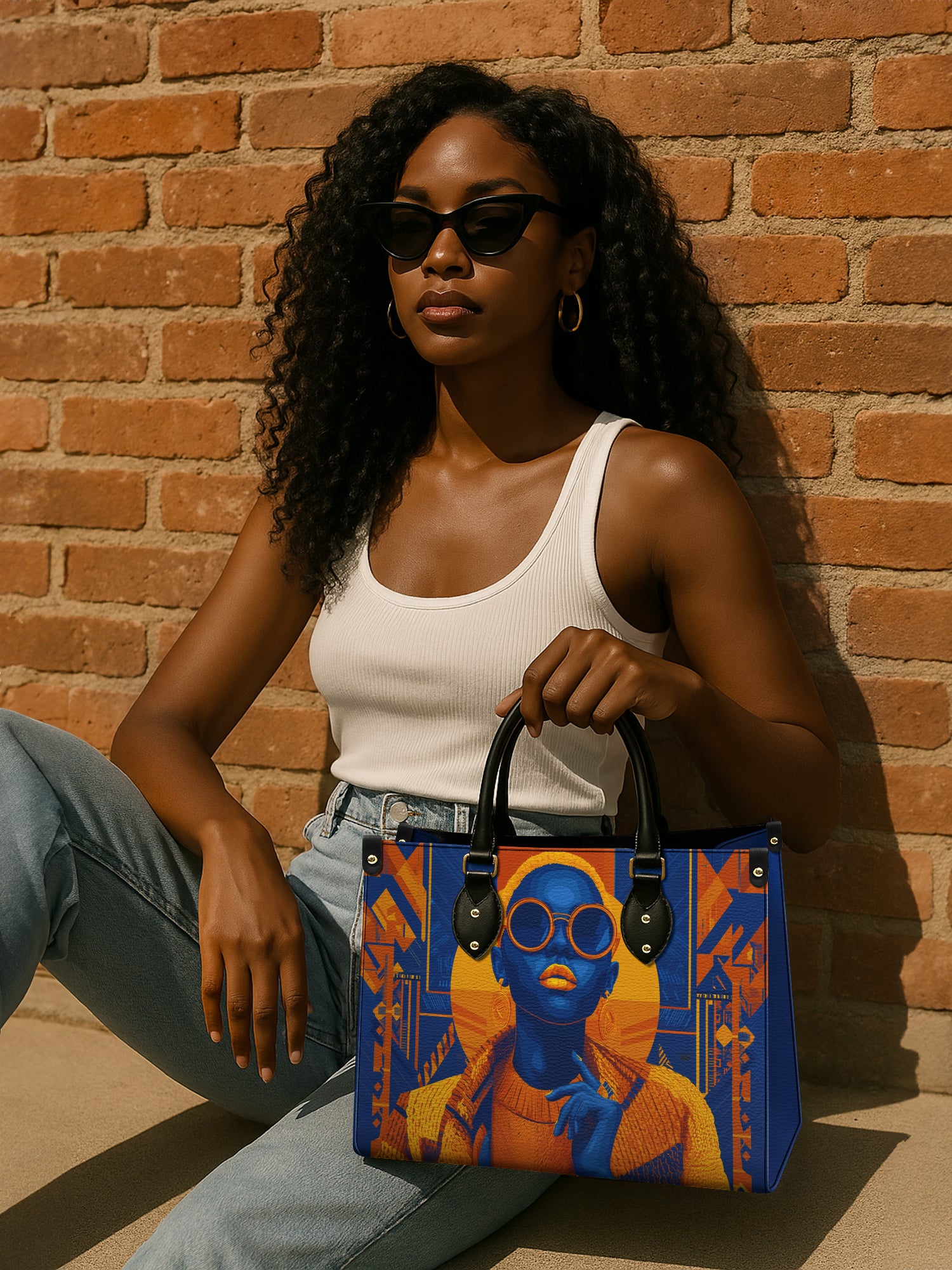 Fade Rebel Premium Leather Handbag QR0TD397