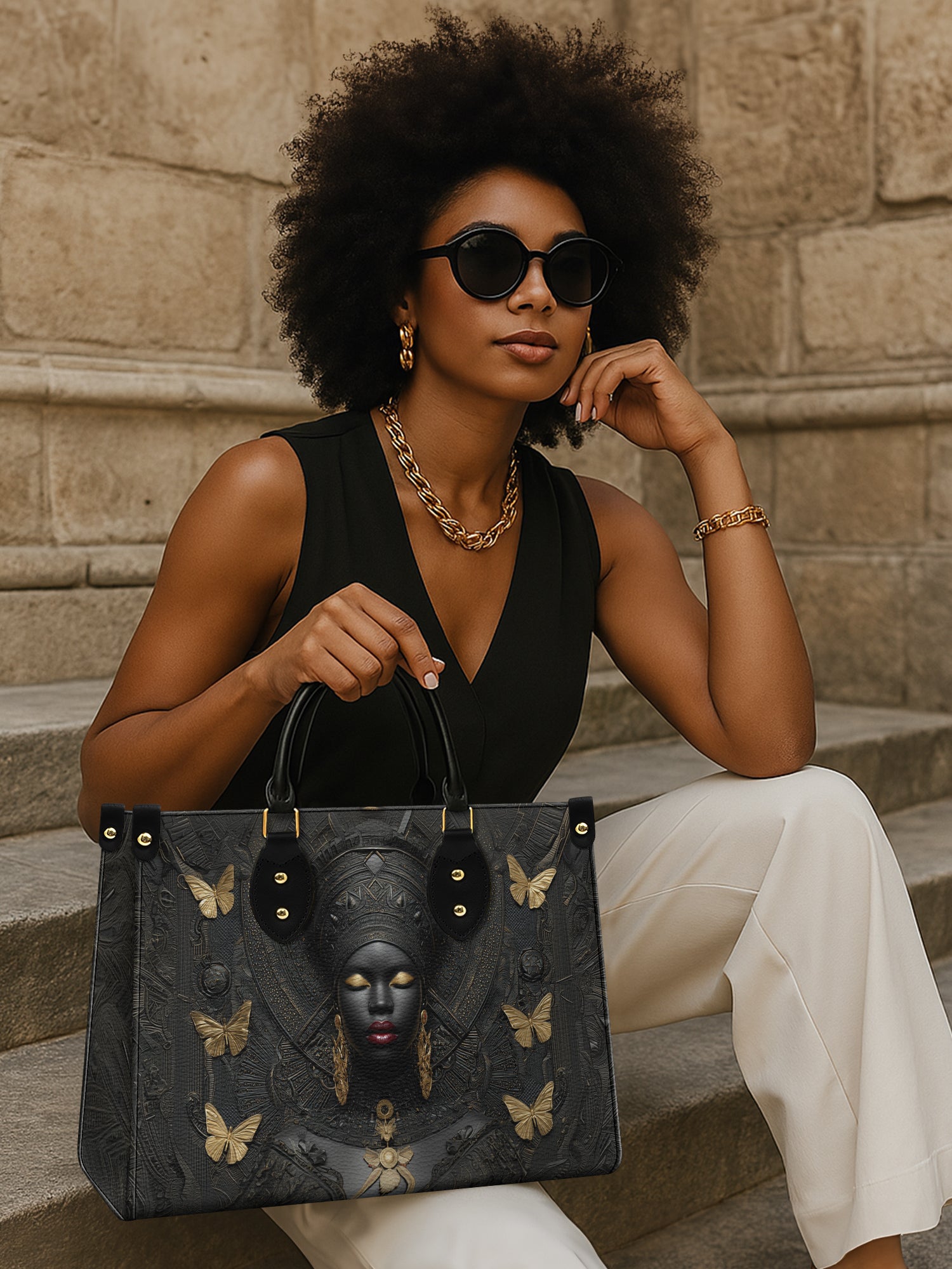 Blessed Dominion Premium Leather Handbag QR0XD639