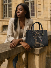 African Grace Premium Leather Handbag QR0XD454