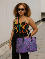 Lush Aura Premium Leather Handbag QR0TD231