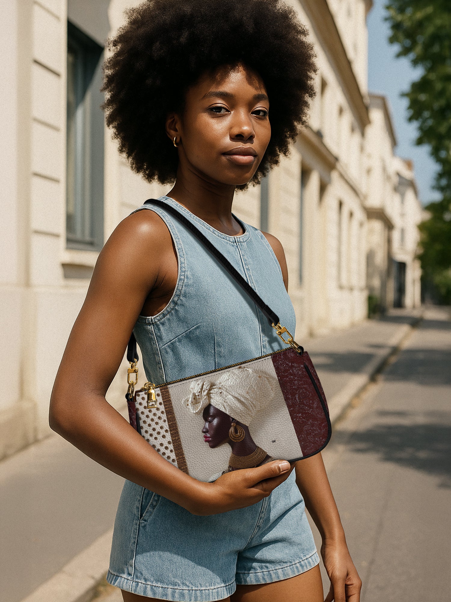 Ivory Luxe Classic Zip Pochette QR0XD582