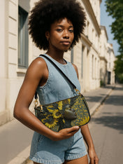 Sunflower Radiance Classic Zip Pochette QR0HH136