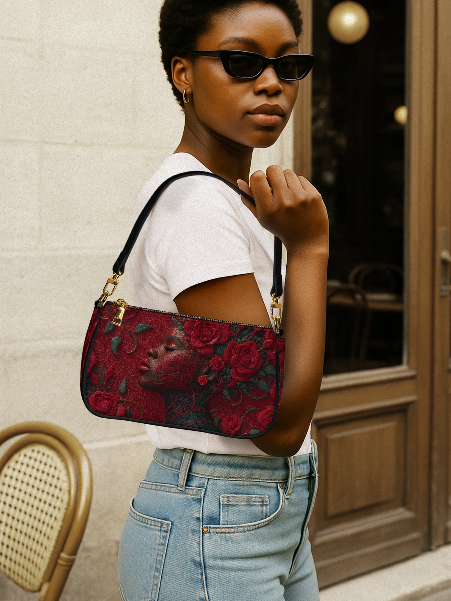 Rose Passion Classic Zip Pochette QR0HH135