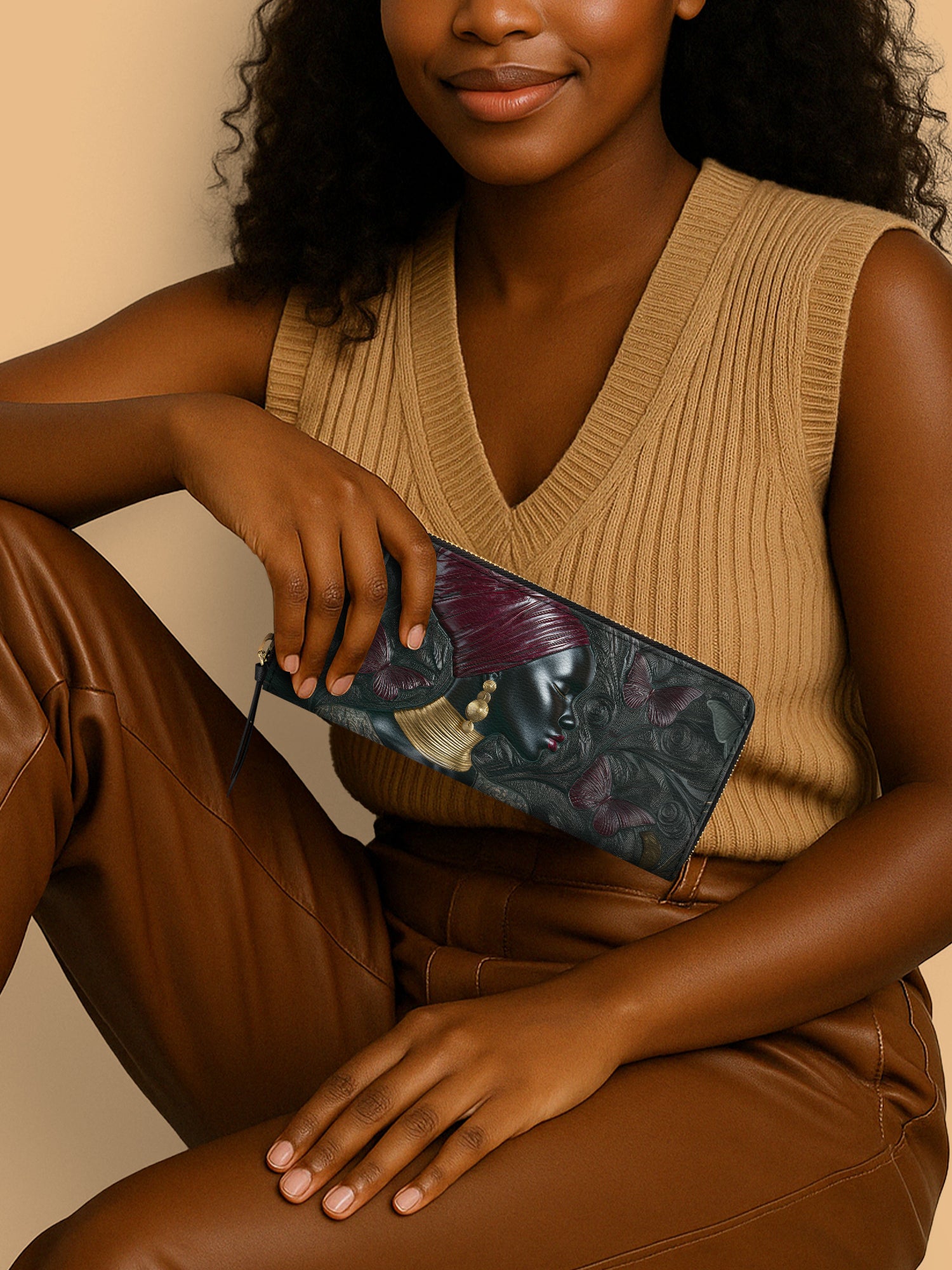 Divina Butterfly Slimline Zippy Wallet QR0XD504