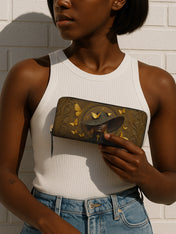 Ancestral Hymn Slimline Zippy Wallet QR0XD695