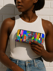 Afro Reverie Slimline Zippy Wallet QR0TV274