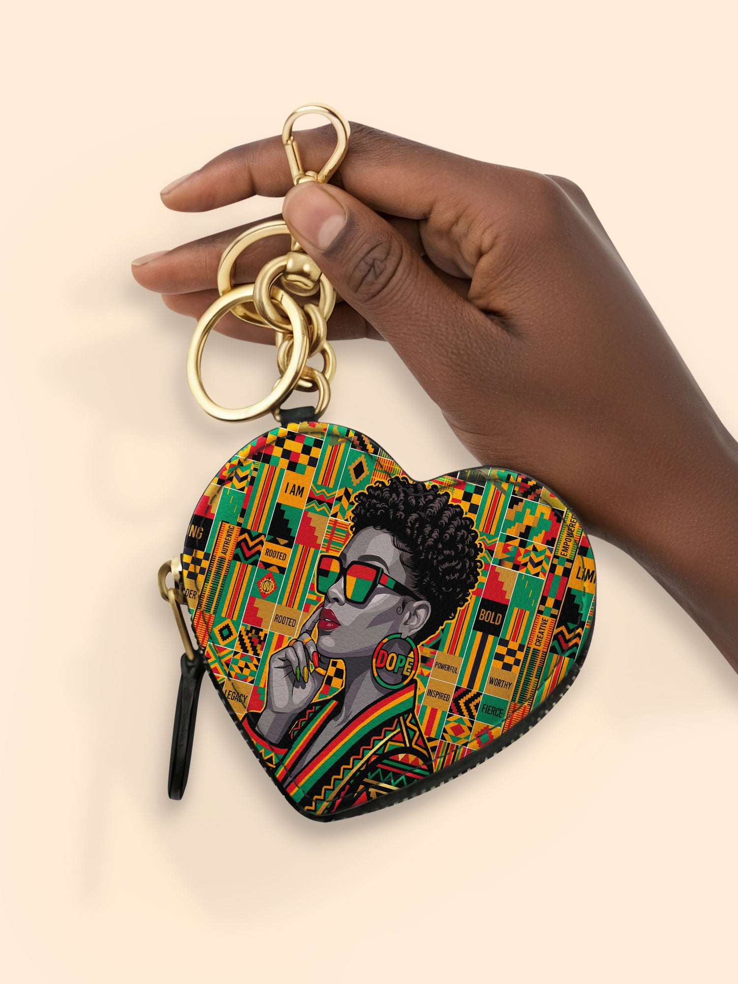 Limited In Grey Heart Coin Pouch Bag Charm QR0XD860