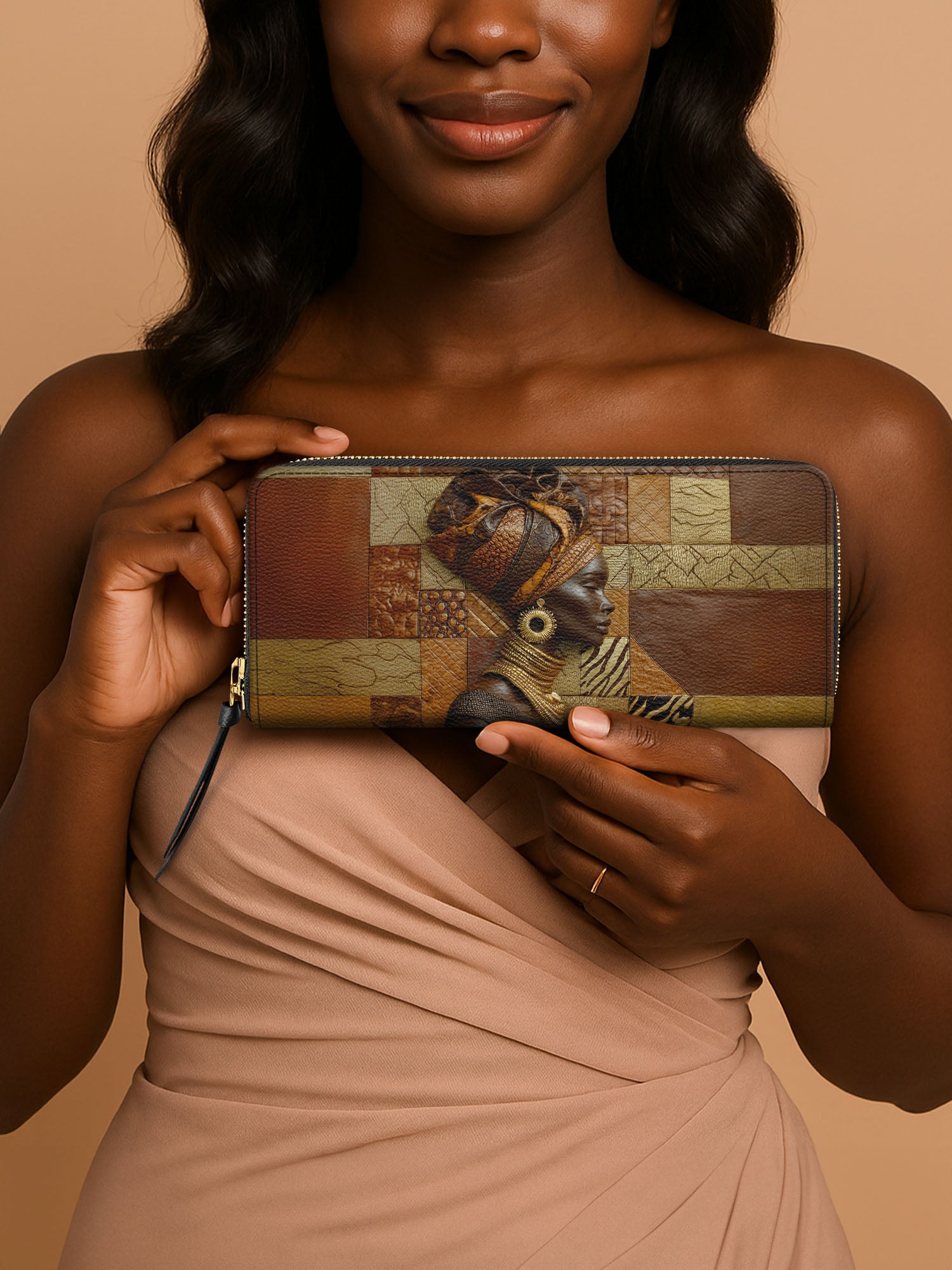 Feline Goddess Energy Slimline Zippy Wallet QR0TD507