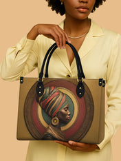 Circles Of Heritage Premium Leather Handbag QR0TV161