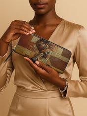 Feline Goddess Energy Slimline Zippy Wallet QR0TD507