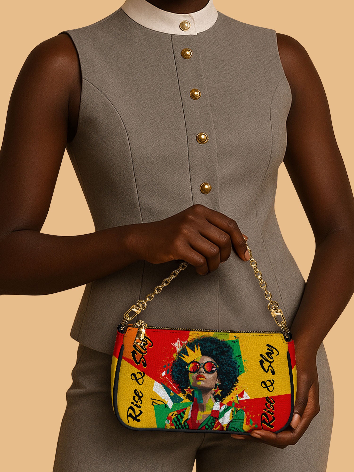 Rise And Slay Classic Zip Pochette QR0XD605