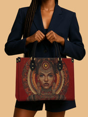 Ebony Aura Premium Leather Handbag QR0XD211