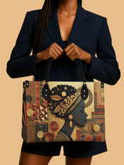 Bold African Premium Leather Handbag QR0XD810