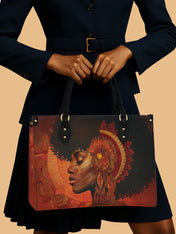 Onyx Halo Premium Leather Handbag QR0XD287