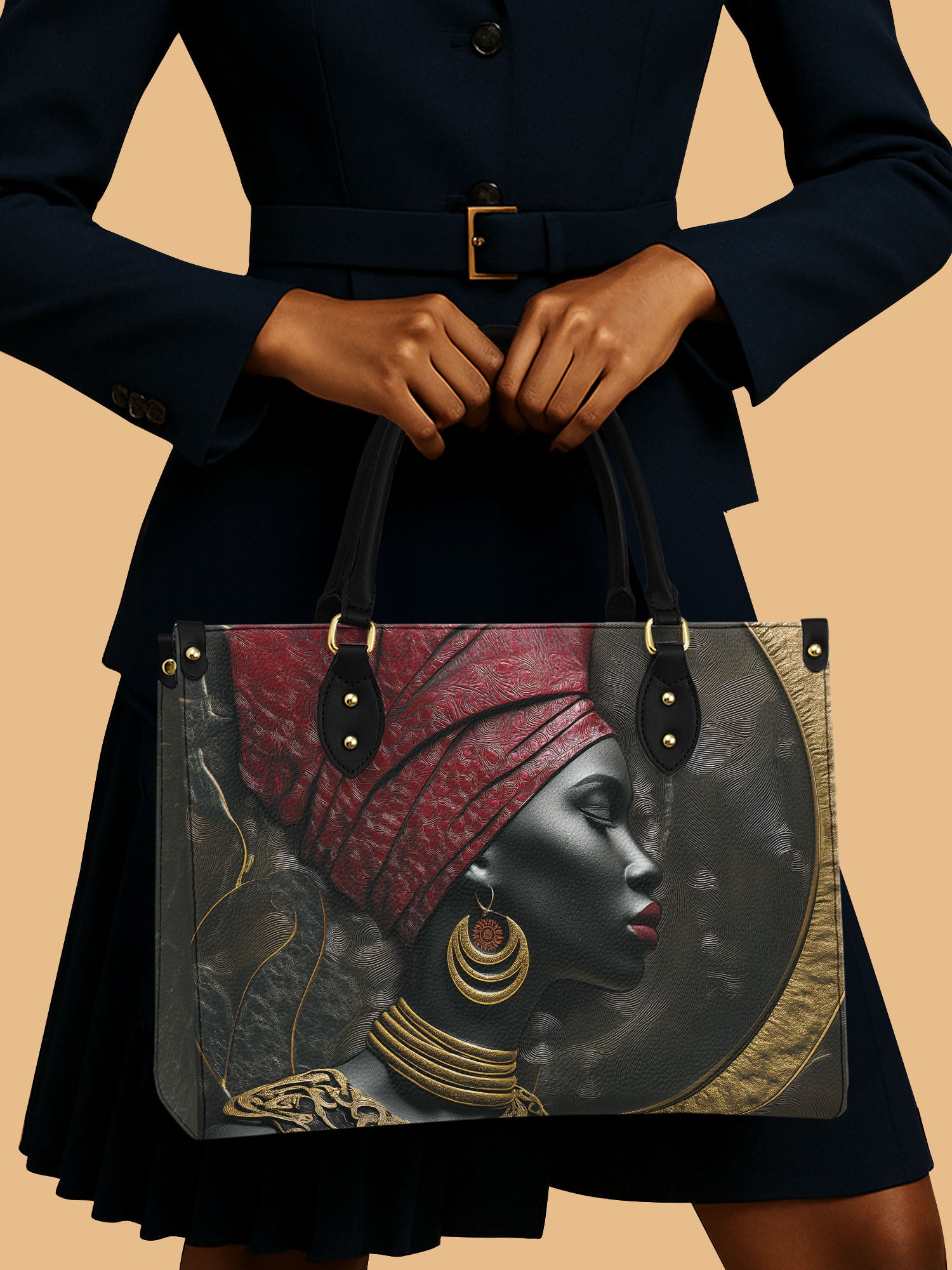 Velvet Flame Premium Leather Handbag QR0XD136
