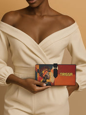 Afrique Hide Tab Closure Wallet