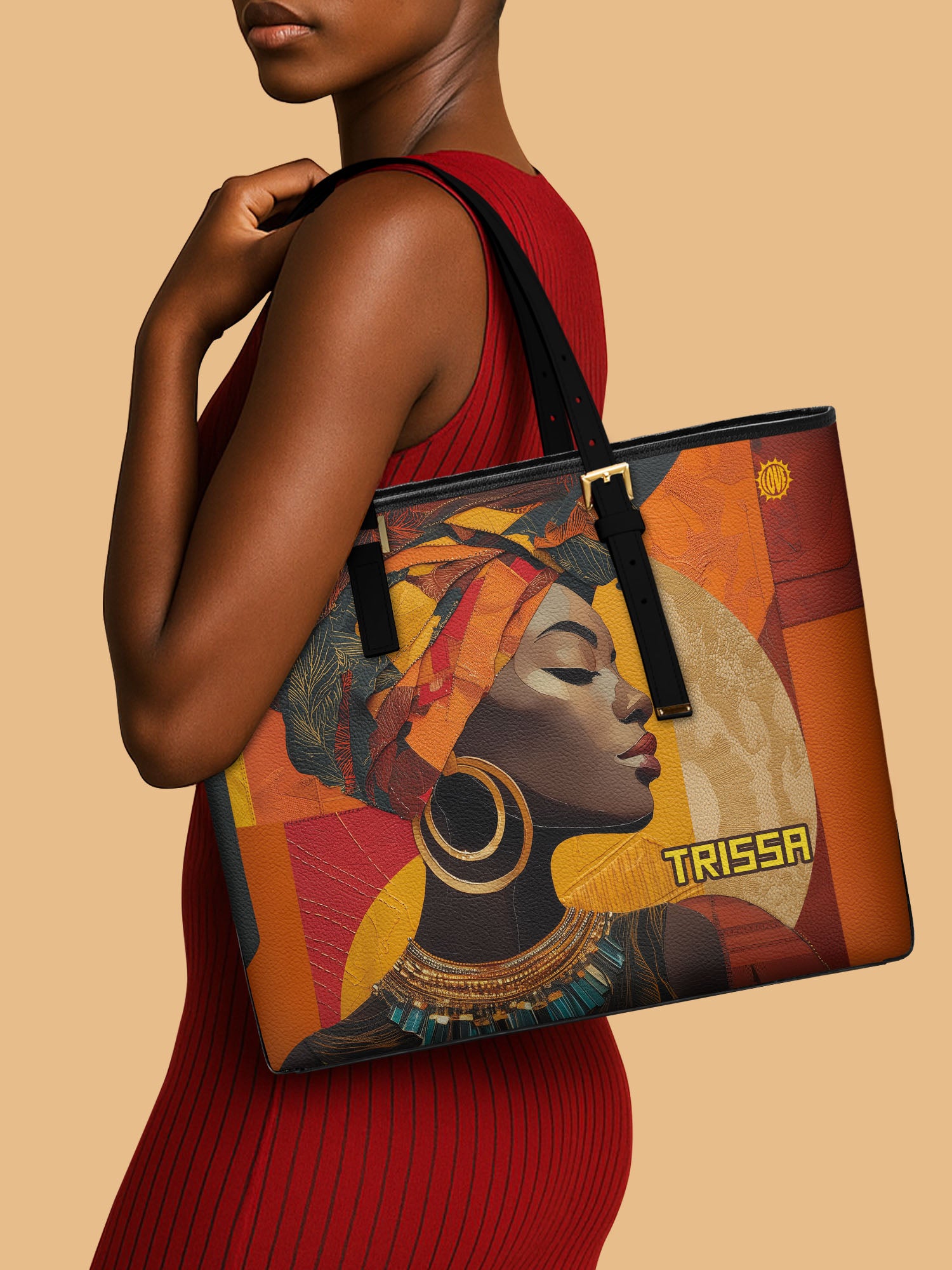 Afrique Hide Sleek Leather Tote