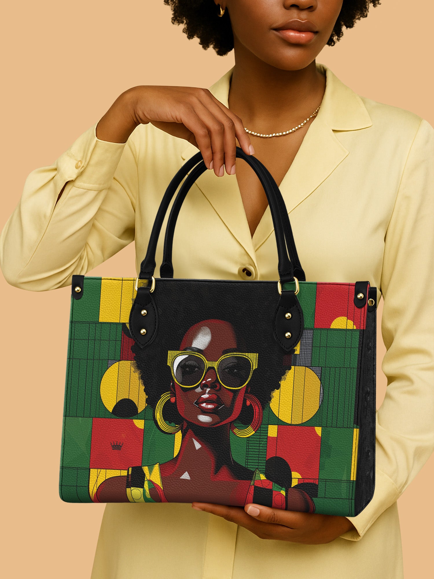 Fierce Glow Premium Leather Handbag QR0XD703