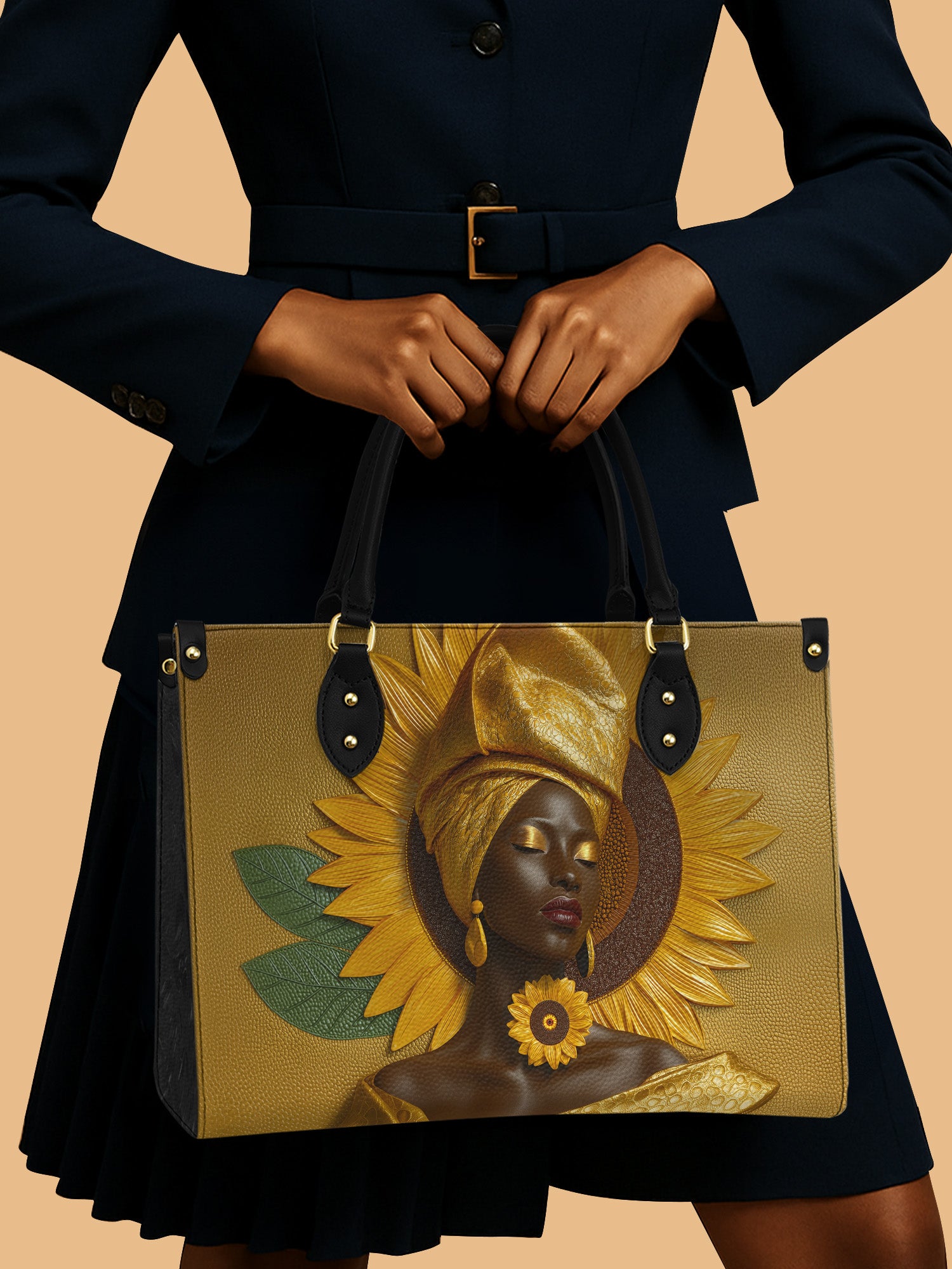 Ashanti Gold Premium Leather Handbag QR0XD680