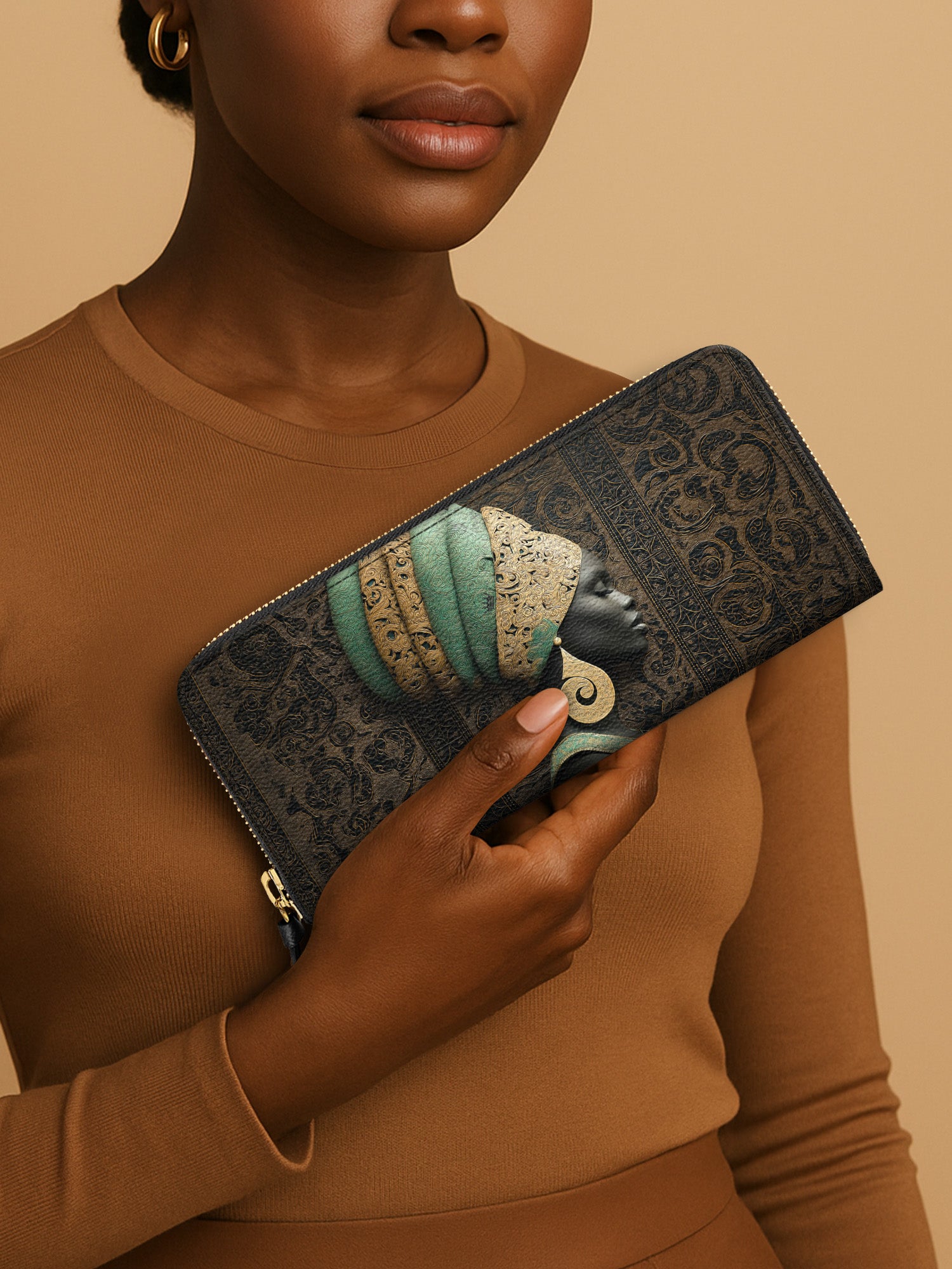 Emerald Crown Slimline Zippy Wallet QR0TV169