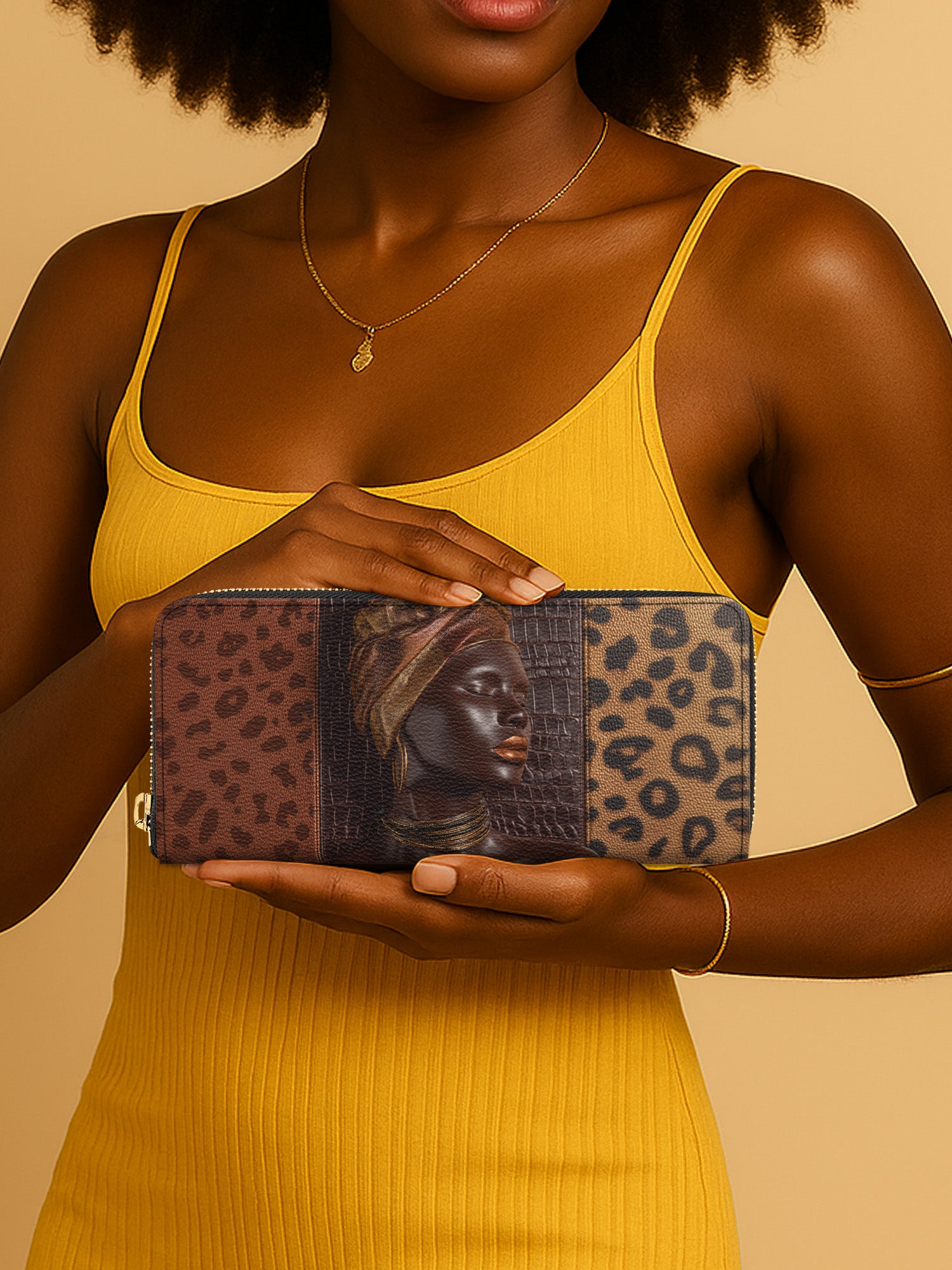 Leopard Queen Slimline Zippy Wallet QR0TD429