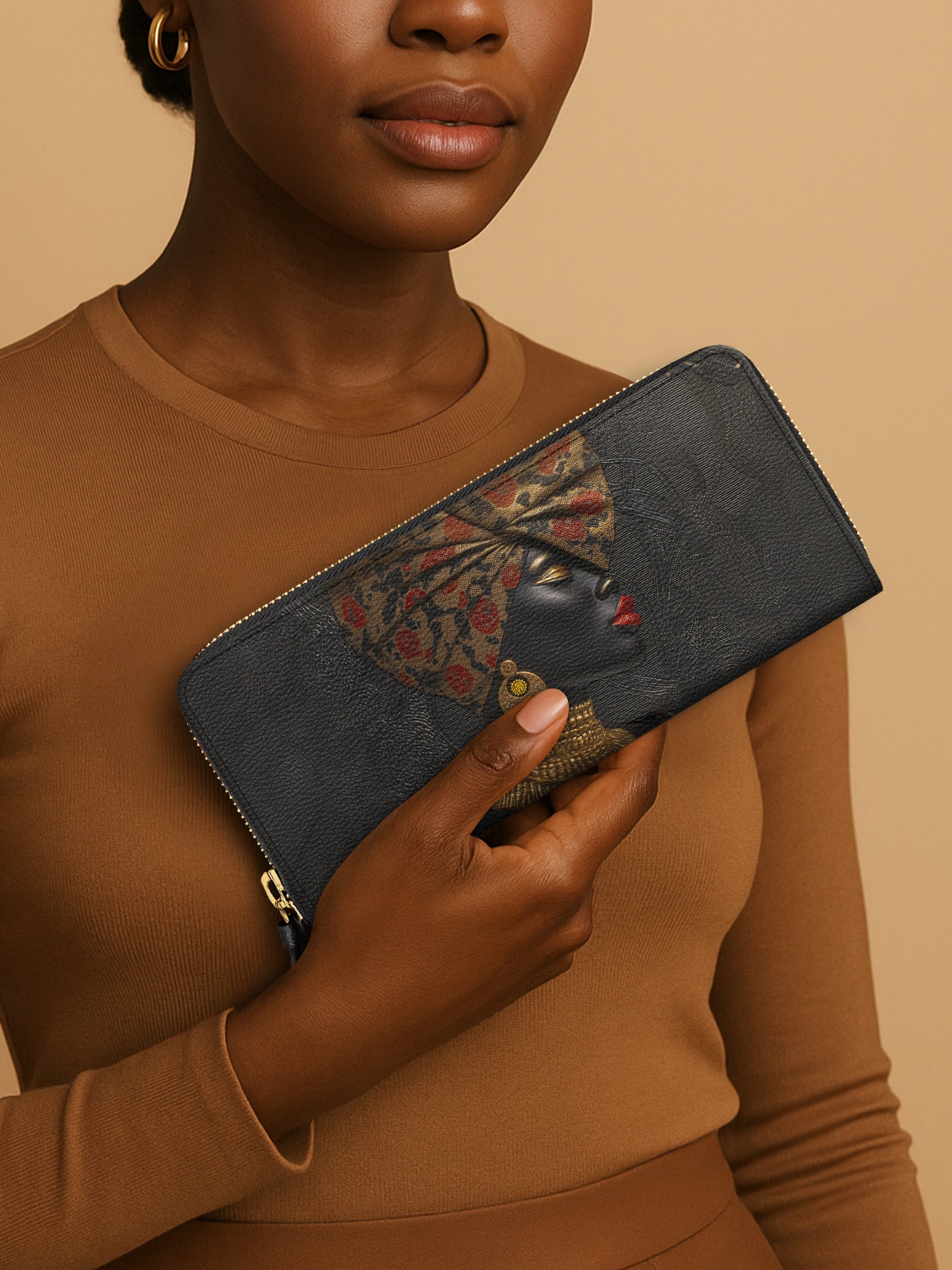 Golden Panthera Slimline Zippy Wallet QR0XD749