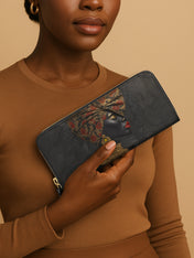 Golden Panthera Slimline Zippy Wallet QR0XD749