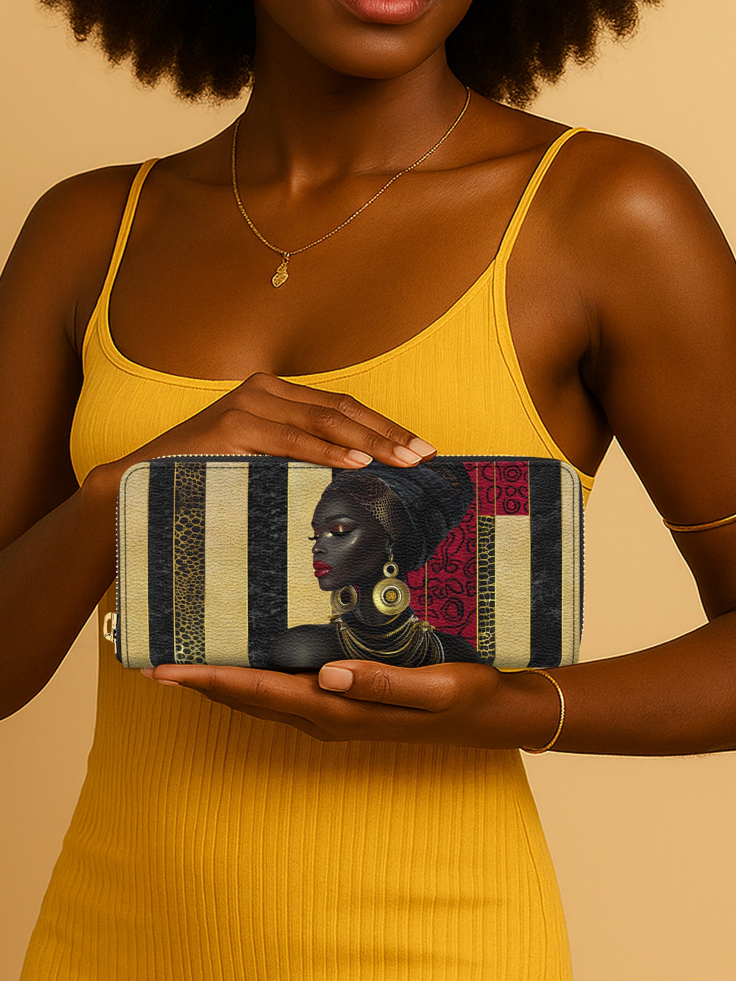 Gilded Silence Slimline Zippy Wallet QR0XD791