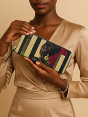 Gilded Silence Slimline Zippy Wallet QR0XD791