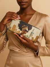 Philly Golden Muse Slimline Zippy Wallet QR0TV265