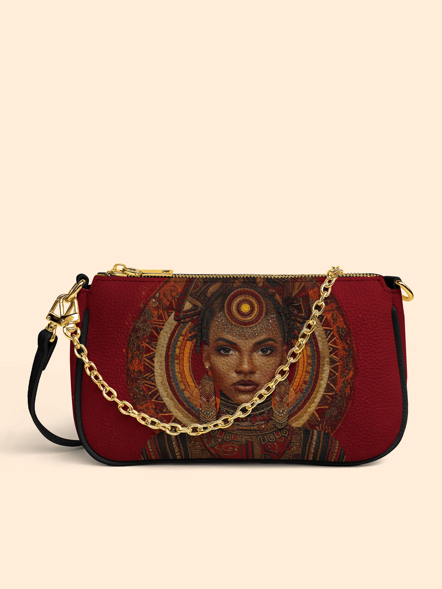 Ebony Aura Classic Zip Pochette QR0XD212