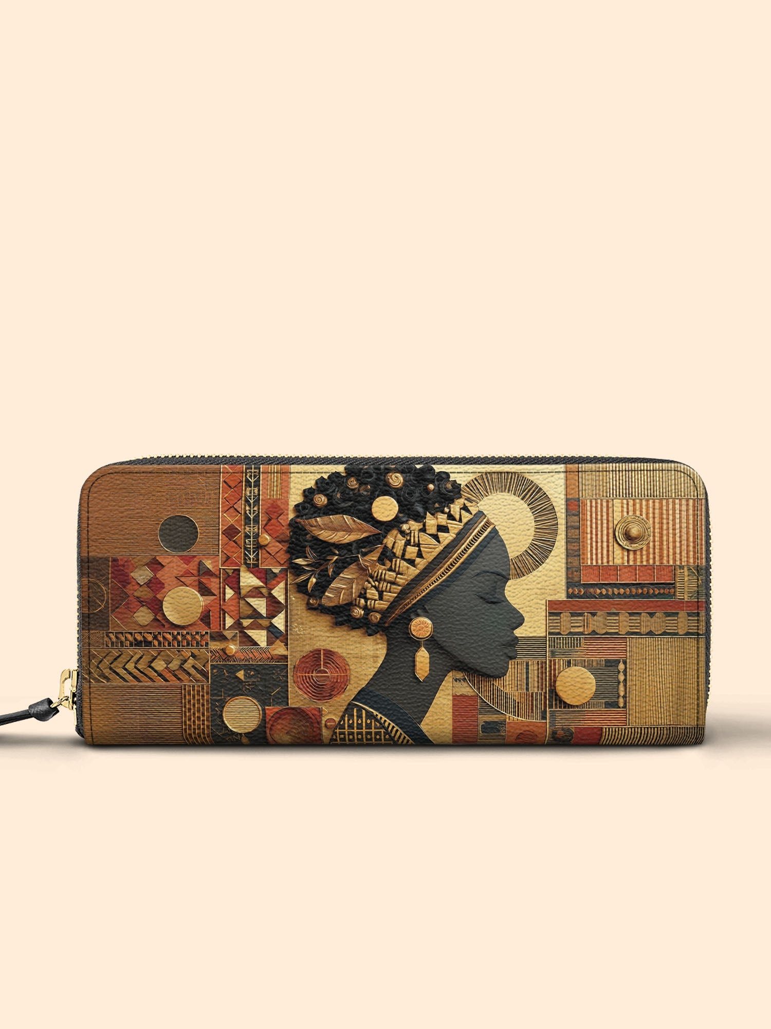 🎁 Bold African Slimline Zippy Wallet QR0XD842 (100% off)