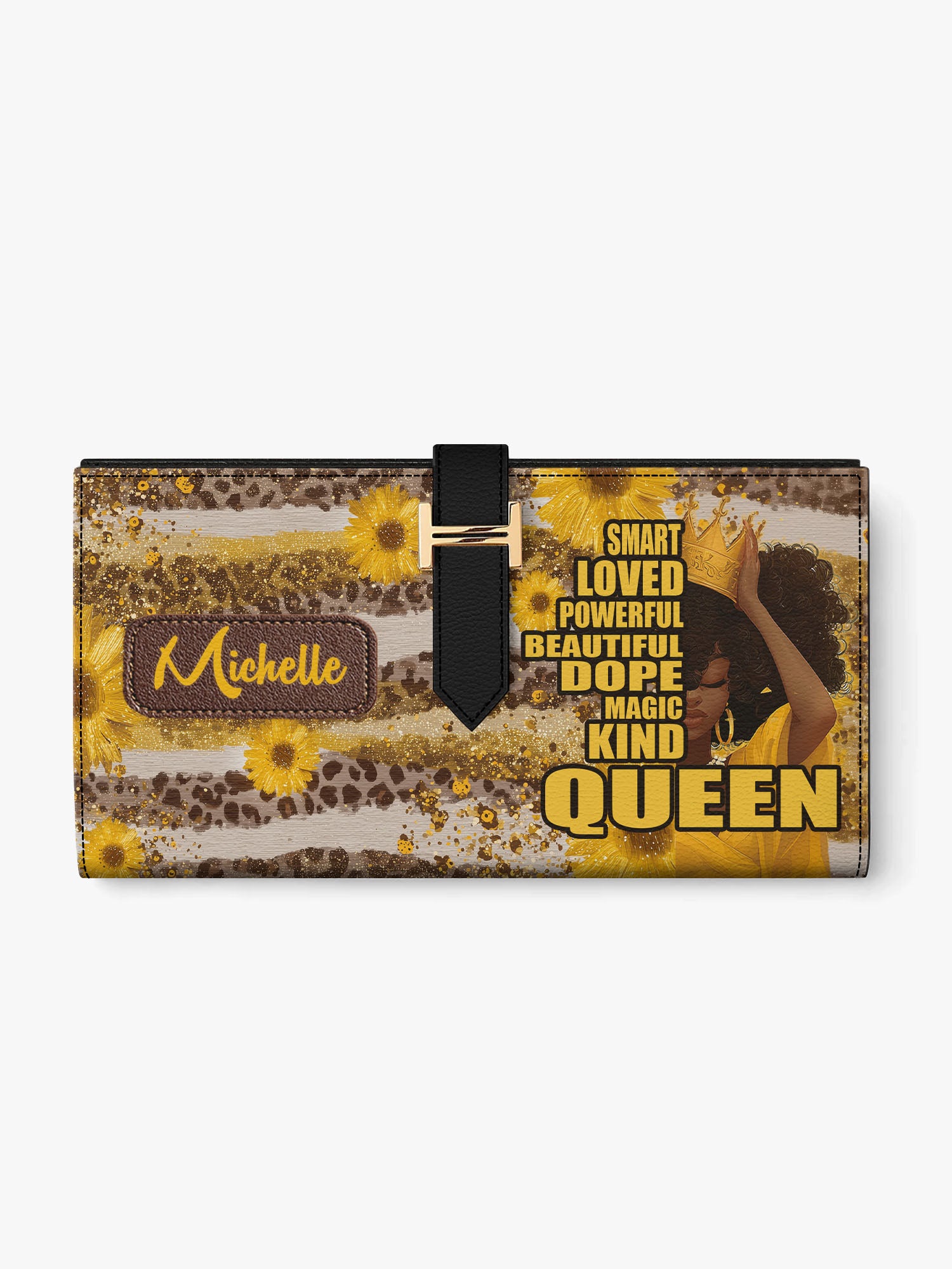 Loved&Powerful Queen Tab Closure Wallet