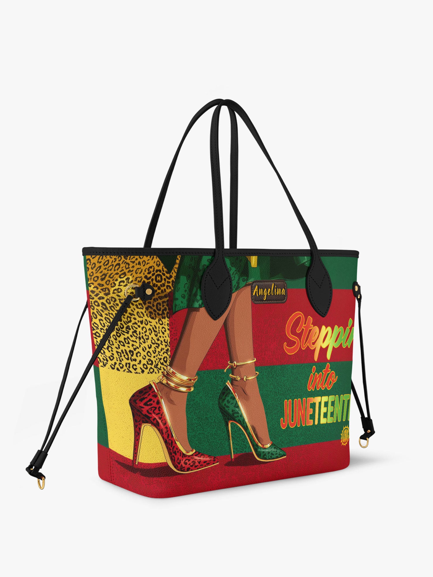Stepping Into Juneteenth Classic Shopper Tote