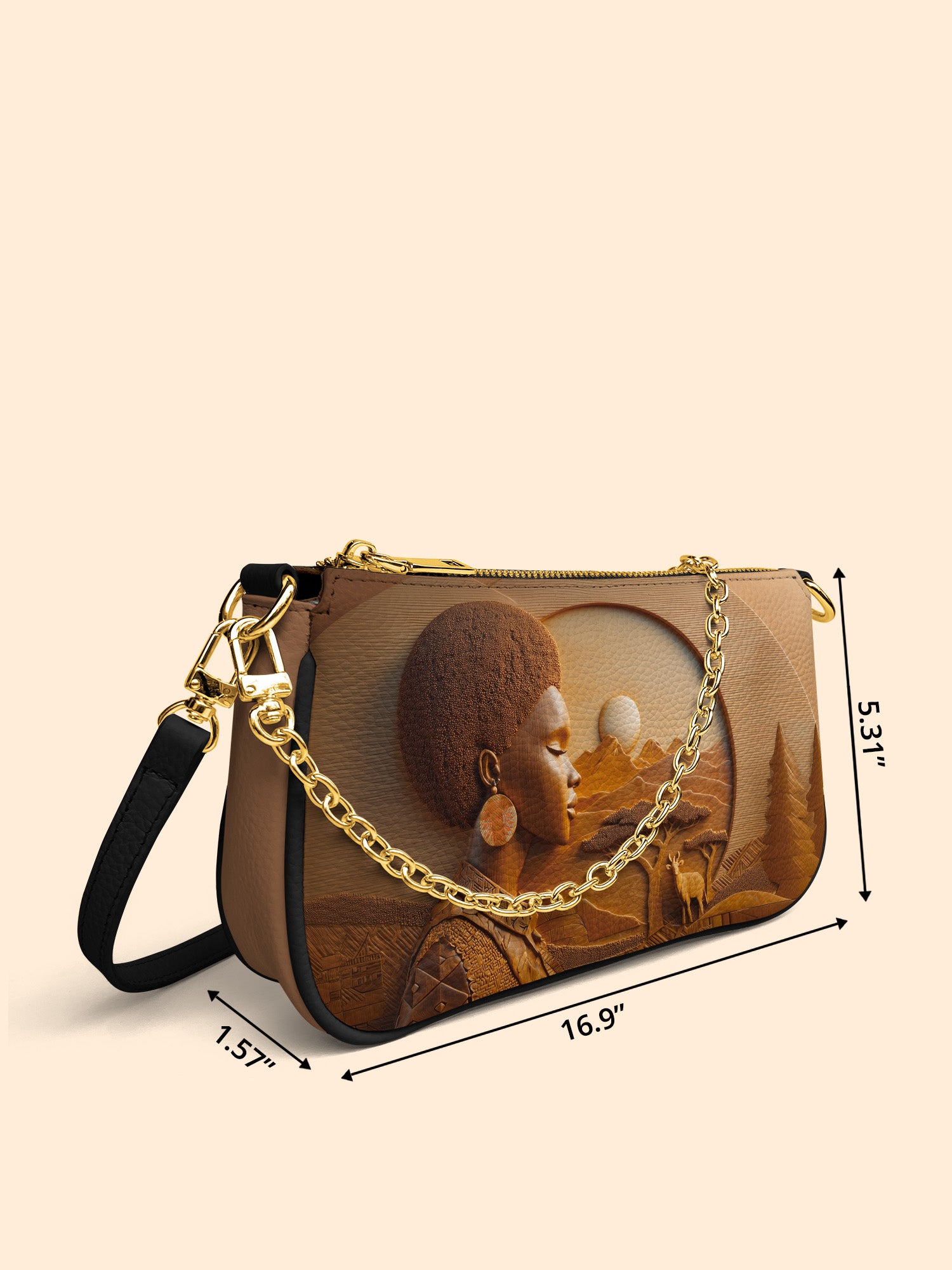 Savanna Spirit Classic Zip Pochette QR0TD348