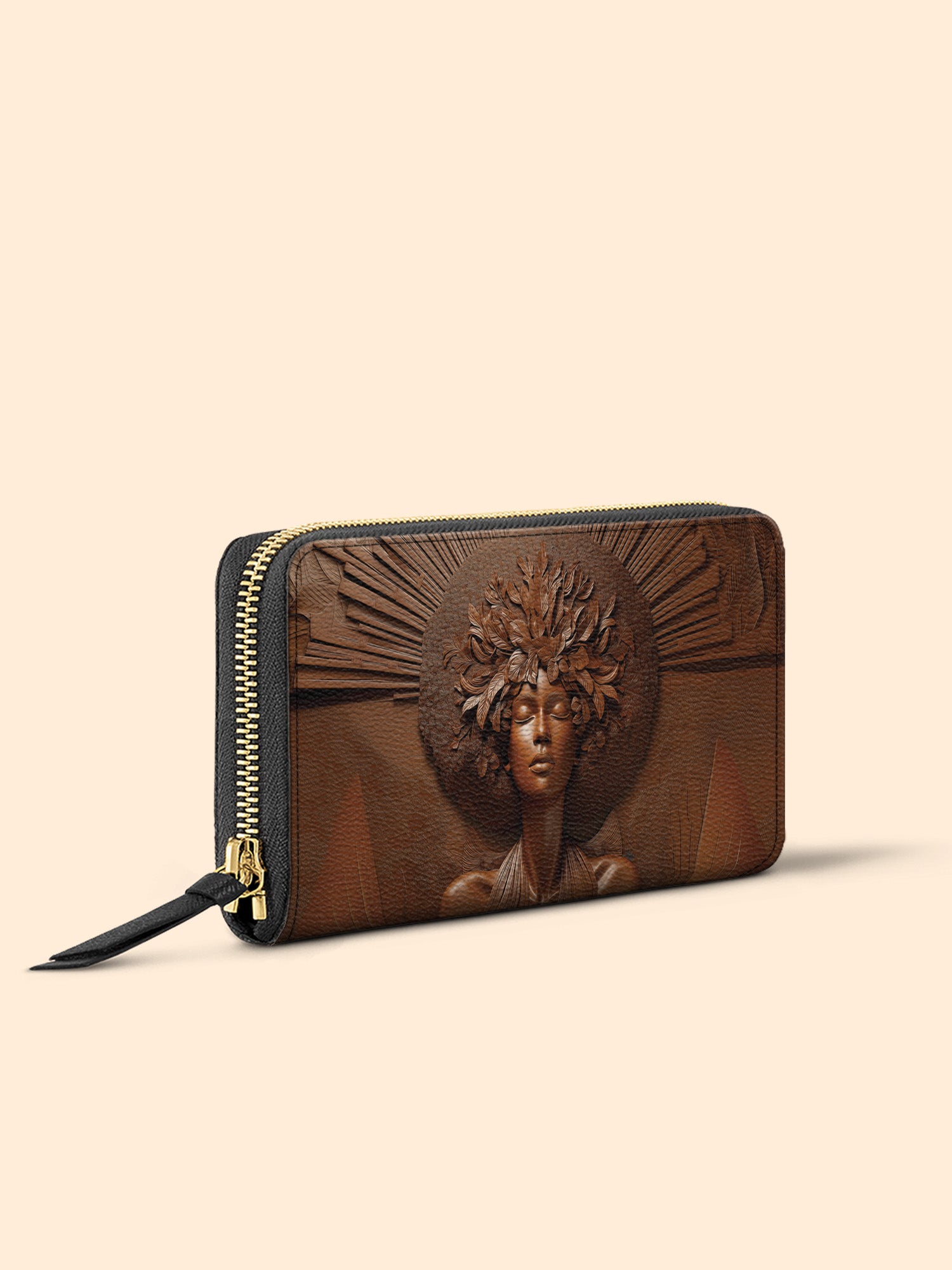 Ebony Bloom Slimline Zippy Wallet QR0TD344