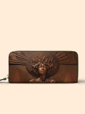 Ebony Bloom Slimline Zippy Wallet QR0TD344