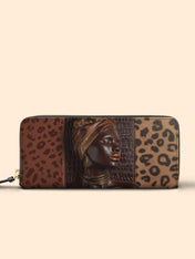 Leopard Queen Slimline Zippy Wallet QR0TD429