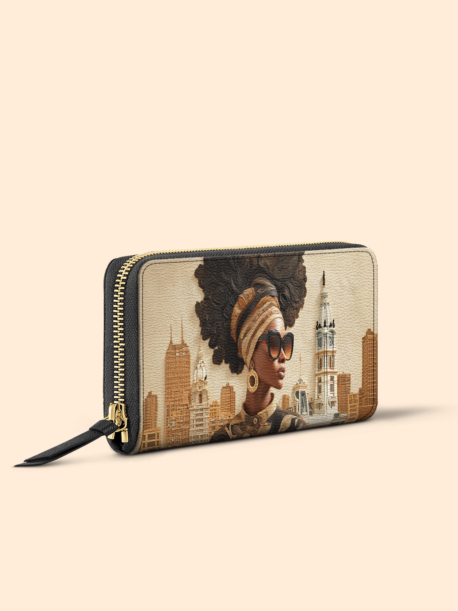 Philly Golden Muse Slimline Zippy Wallet QR0TV265
