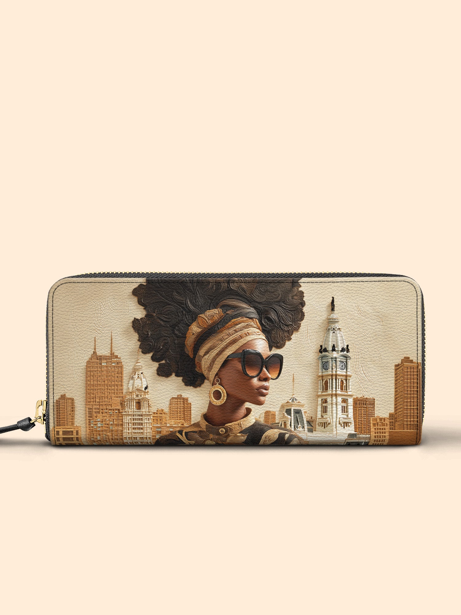 Philly Golden Muse Slimline Zippy Wallet QR0TV265