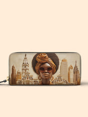 Philly Soul Muse Slimline Zippy Wallet QR0TV266