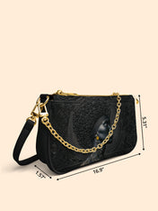 Crowned In Onyx Classic Zip Pochette QR0XD105