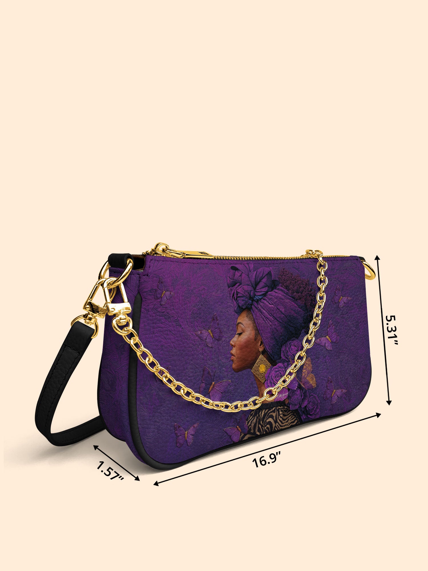 Empress Purple Classic Zip Pochette QR0HH116
