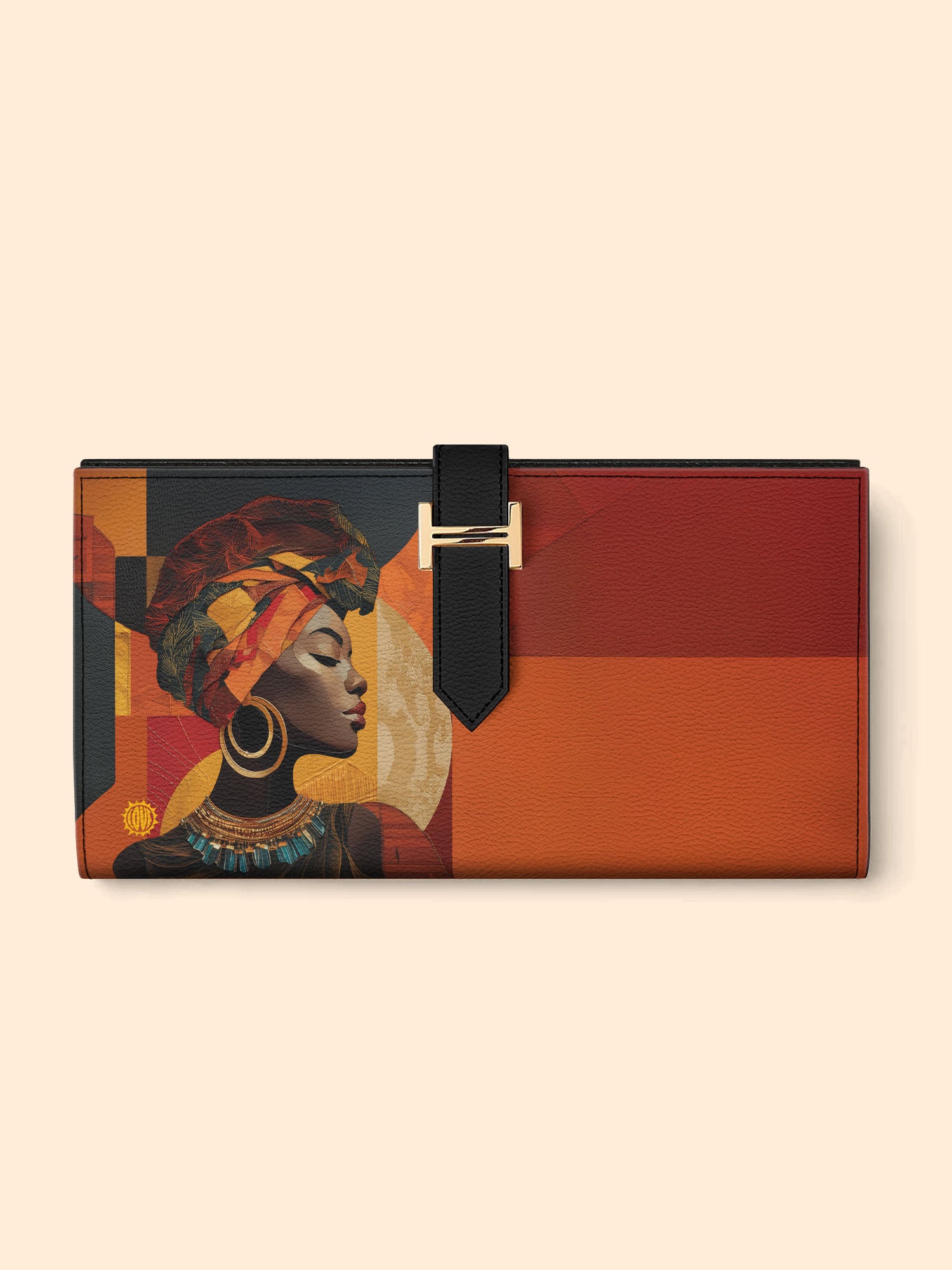 Afrique Hide Tab Closure Wallet QR0XD088