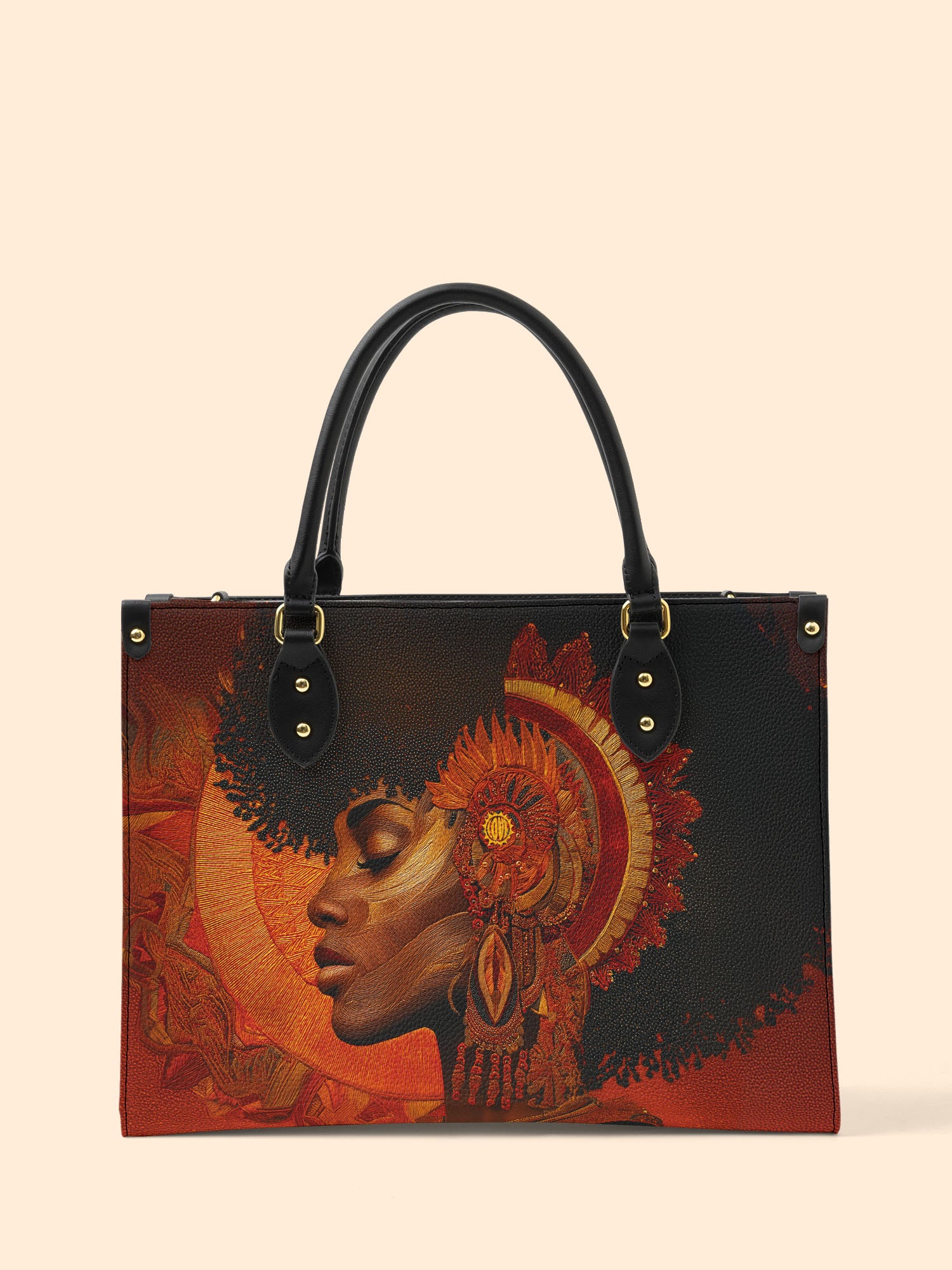 Onyx Halo Premium Leather Handbag QR0XD287