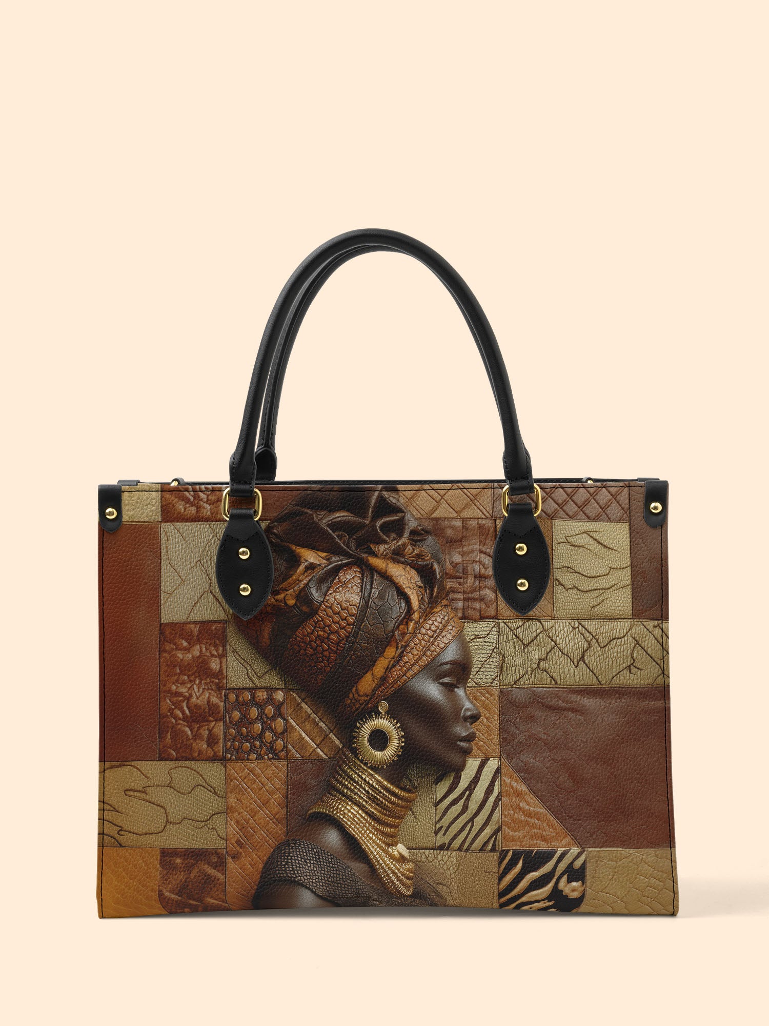 Feline Goddess Energy Premium Leather Handbag QR0TD505
