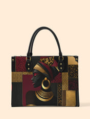 Leopard Grace Premium Leather Handbag QR0XD762