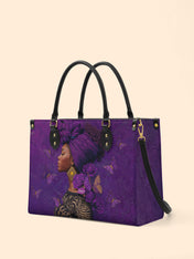 Empress Purple Premium Leather Handbag QR0HH111